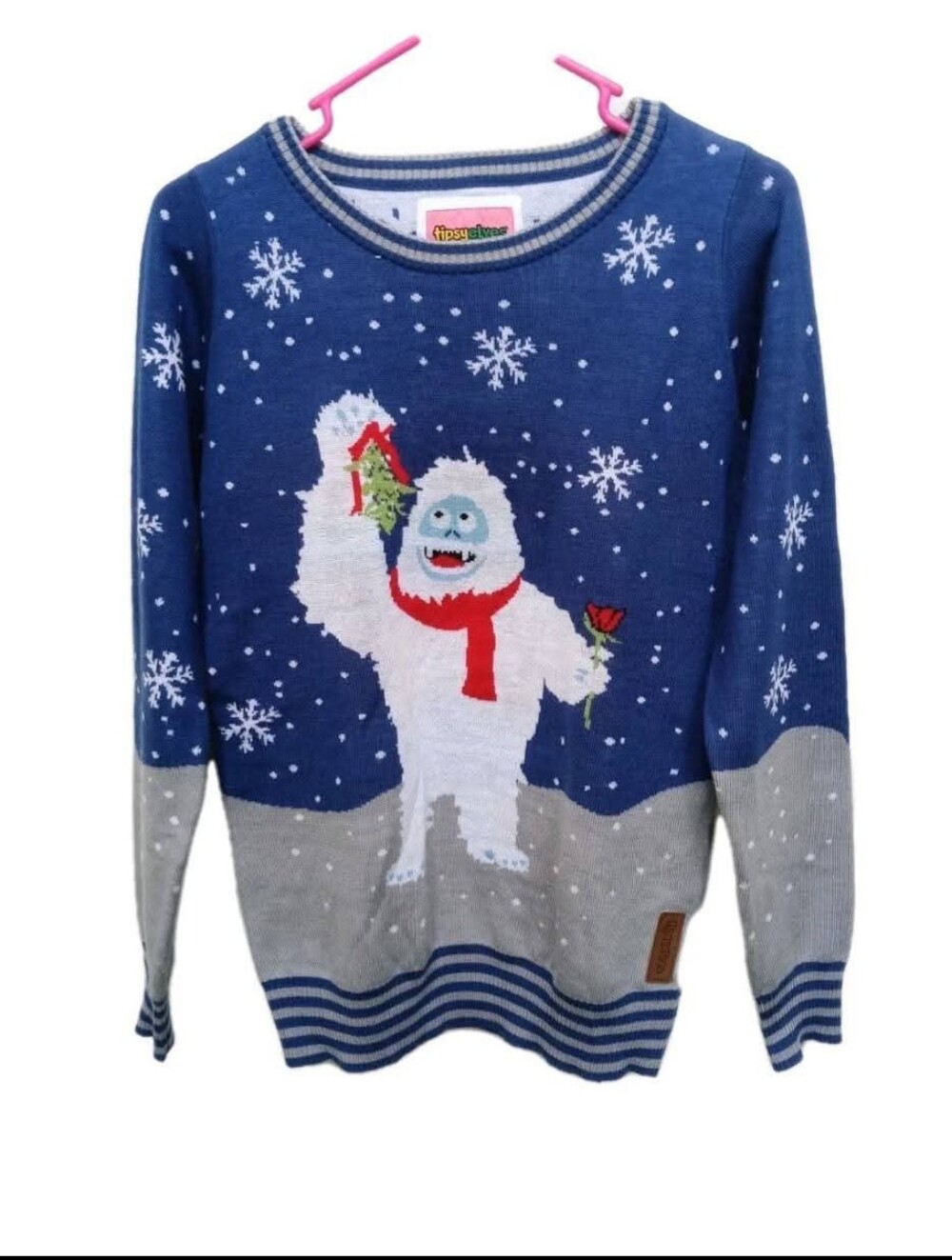 Tipsy Elves Rudolph White Bumble Small Party Winner